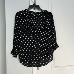 Karl Lagerfeld ruffle button up